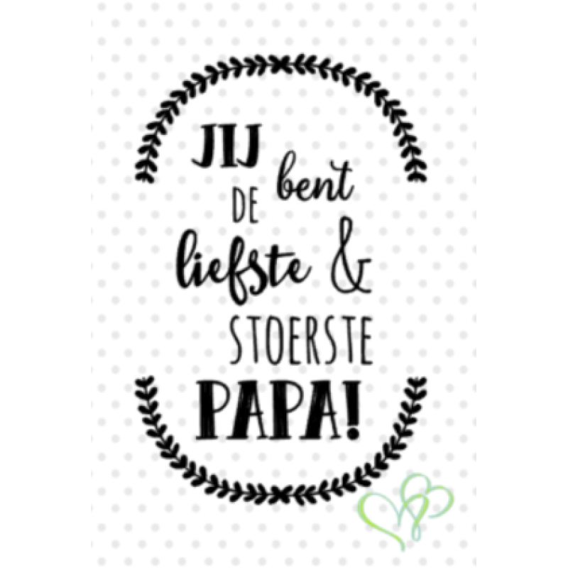 Stoerste papa - kaart